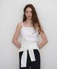 BUT'TON Deep V-Neck Knit Set (Ivory)