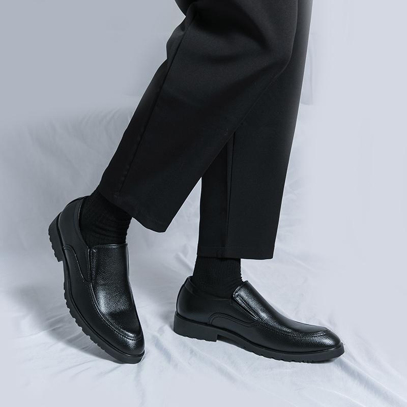 Fashion Men's casual business minimalist leather shoes Breathable Non Slip Driving Loafers Wedding Party Office Men's Shoes Plus Size46