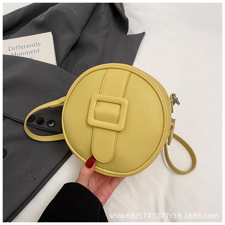 Niche design bag 2025 new women's summer popular versatile messenger bag fashion handbag foreign style small round bag