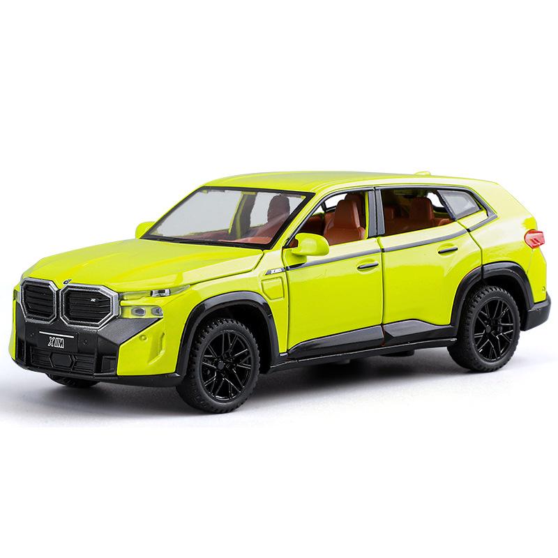 

Масштаб 1/32 BMW XM Внедорожник Автомобиль Сплав Литье под давлением и Модель автомобиля Подарок на день рождения другу Декоративные украшения на центральную консоль автомобиля жёлтый
