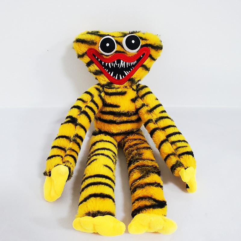 40CM Colorful Cartoon Games Poppy Huggy Wuggy Plush Toys Sequins Stuffed Toys Children's Gifts