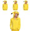 Pokemon Anime Jacket Cosplay Pikachu Hoodies With Adorable Ears And Tail Design