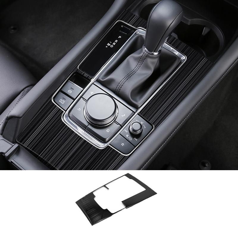For Mazda 3 Axela - Stainless Steel Interior Accessories Window Lift Center Console Panel Inner Handle Gear Vent Cover