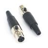 OneLinkMore Mini XLR TA4F 4-Pin Female Audio Connector Microphone Cable Socket Adapter Pack of 2