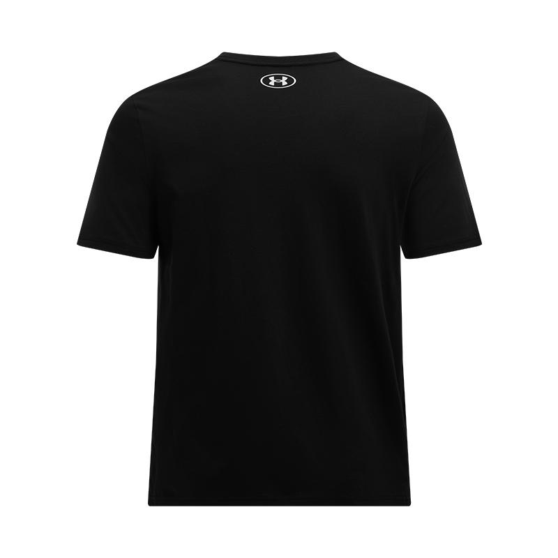 Under Armour SS25 Strip Series Versatile Comfortable Short Sleeve T-Shirt Men Tops Black 1390203-001