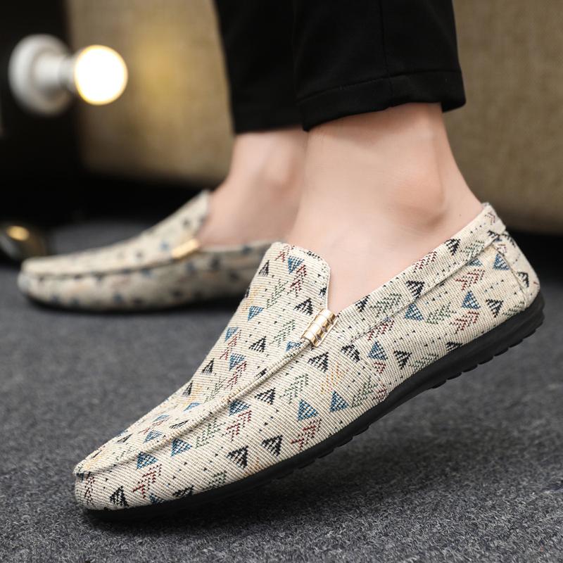 Mens Flat Loafers Comfortable Casual Shoes Breathable Slip-On Soft Driving Shoes Light Moccasins Hombre Men Lazy Shoes 2025