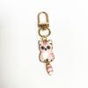Cat Pendant Selling Cute Fun Cartoon Keyring Kitty Bicycle Car Motorcycle Keychain Metal Accessories Fashion Man Woman Gift