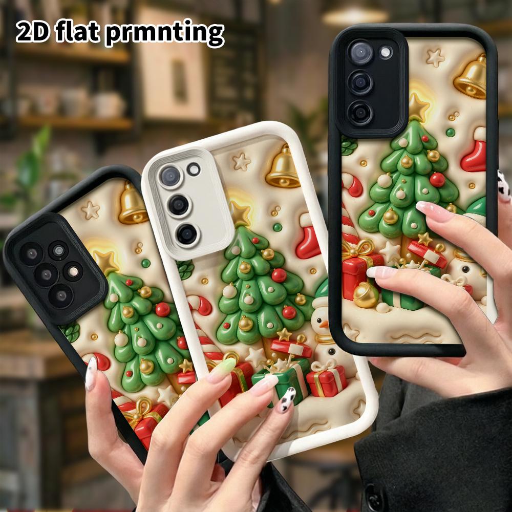 Phone Case: 2D flat, fits Samsung Galaxy A34 A35 M05 M06 S20 S22 S21 FE Plus 5G, Christmas Christmas tree, Christmas Halloween, perfect holiday gift