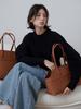 Reframe Ople Leather Shoulder Bag Series Large Camel
