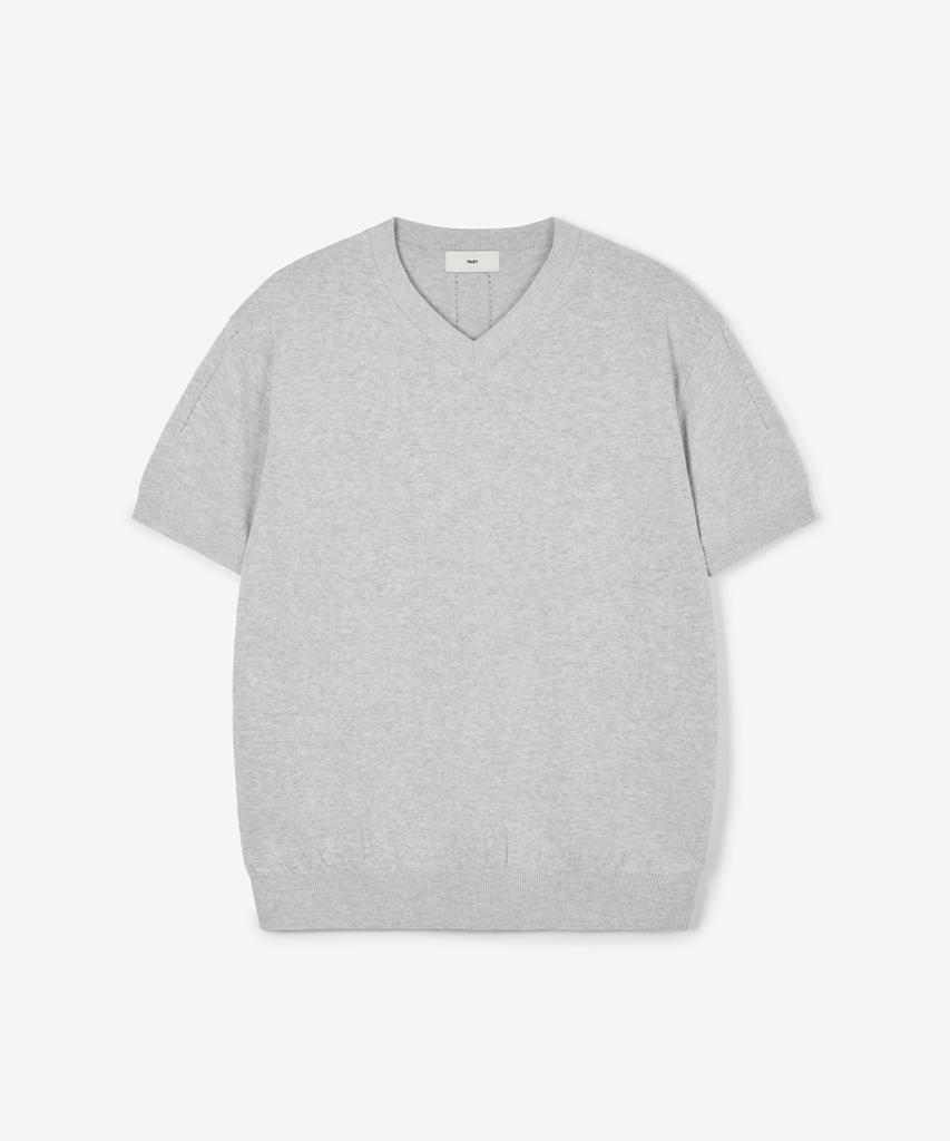 Tienjiti W V-Neck Knit (Melange Gray) Tnsw6E207G2