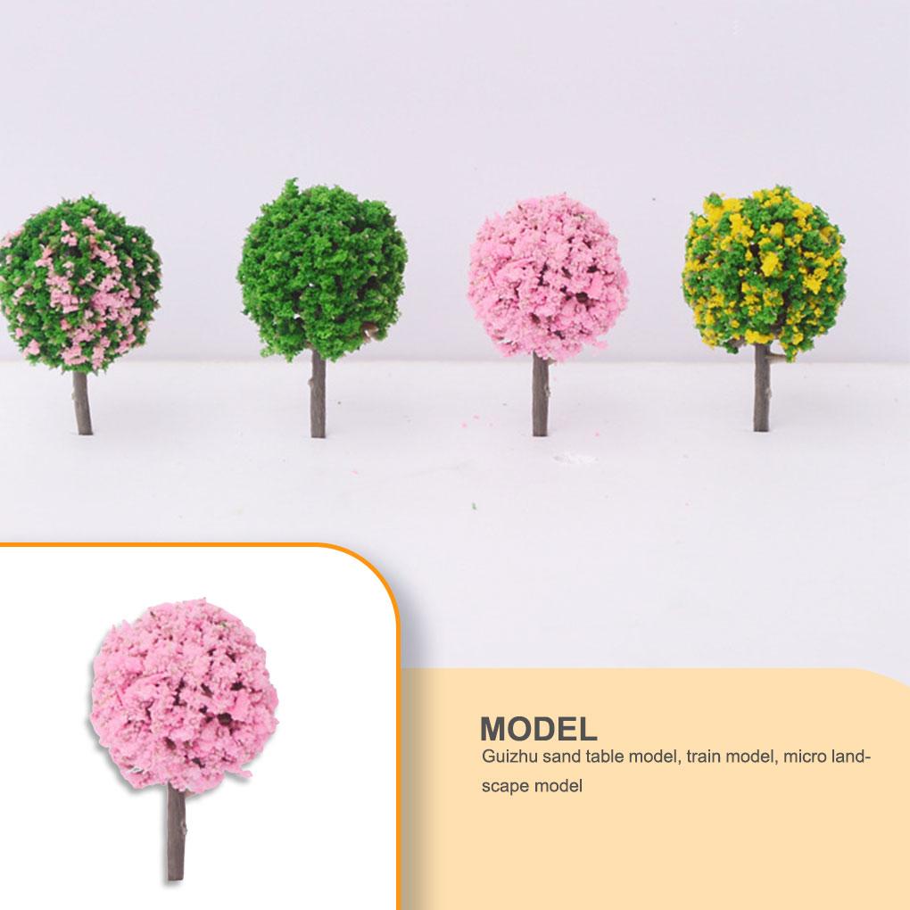 Model de flori Multifuncțional Meșteșuguri Dulci Cadouri Plastic Burete Decor pentru casa Aspect clădire Cluster de plante Arbore artificial