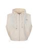 Miles And Miles And Miles Windbreaker Hoodie Vest Ivory