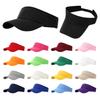 Unisex Solid Color Baseball Cap Empty Top Sports Outdoor Sun Hat with Sunshade Female Sun Visor Tennis Cap Sunscreen Protection