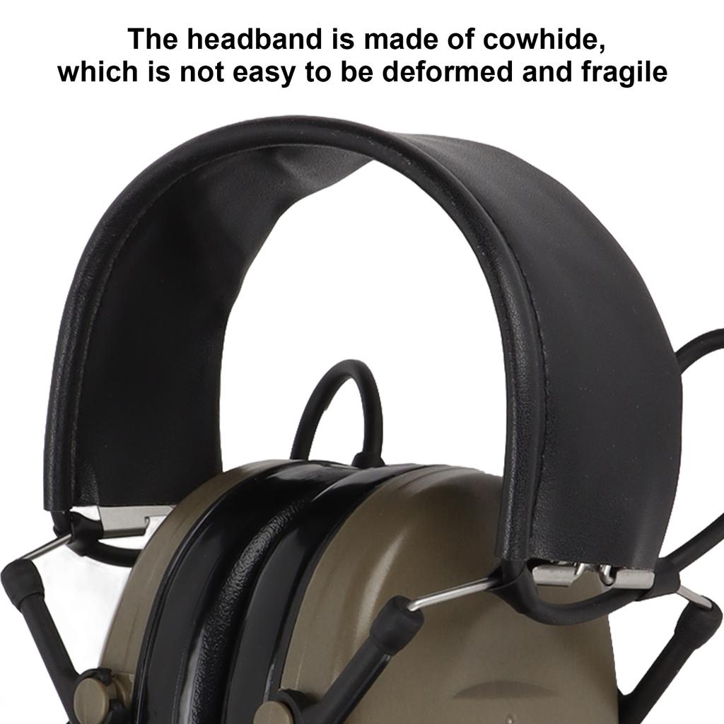 7.1mm Military Headset Professional Noise Canceling Electronic Shooting Earmuffs with U94 PTT for Yaese VX‑3R