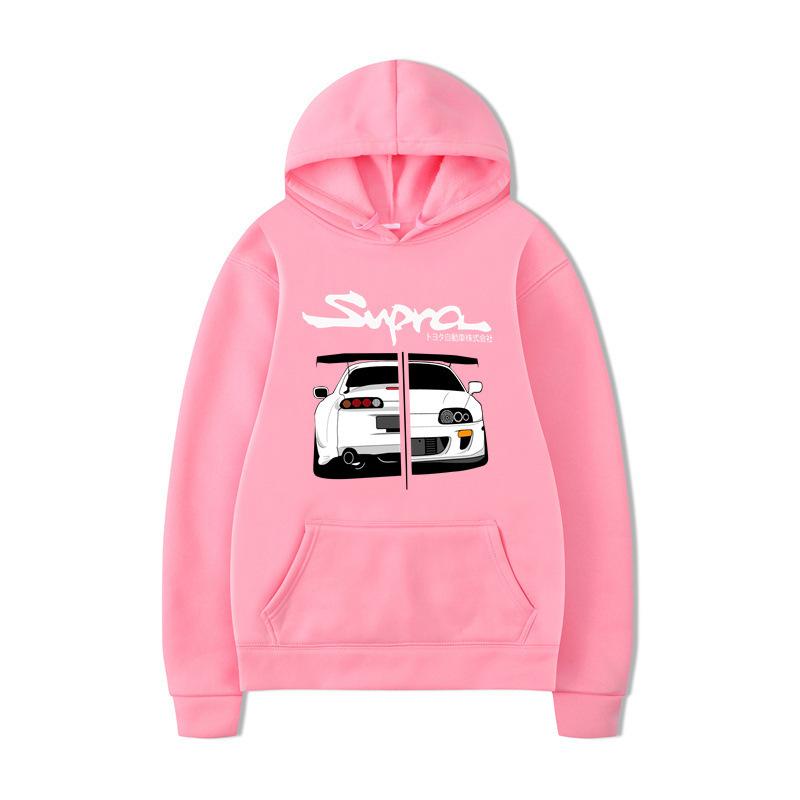 New Men's Daily Sweater, Header D Racing Autumn Sweater with Hat