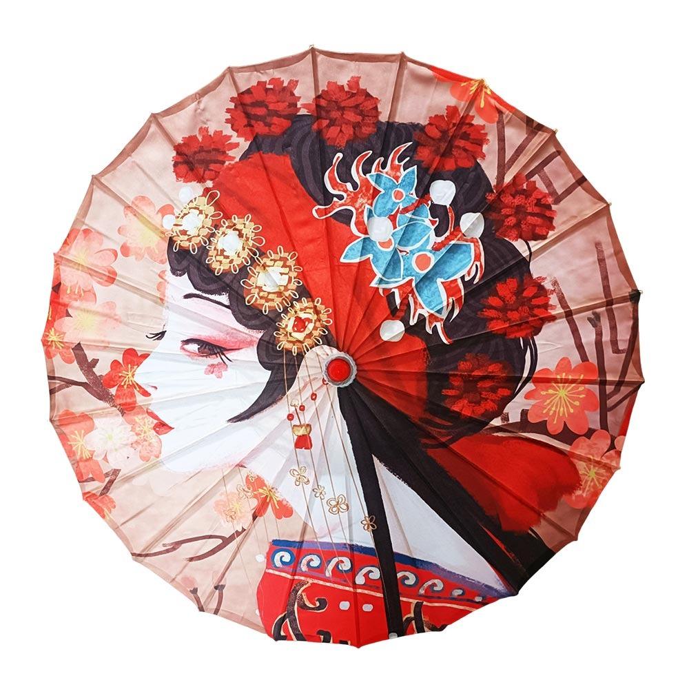 Chinese Antique Style Women Decorative Umbrella Bridesmaids Party Scenery