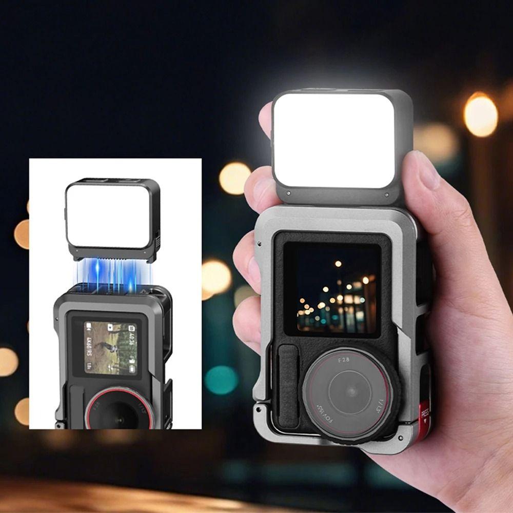 Rechargeable Beauty Light 3-Level Dimming Photography Lighting  for DJI Action 5 Pro/4