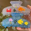 Hairpin Marine Animals Hair Clip Starfish Acetate Shark Clip Ocean Style Fish Hair Claw  Beach