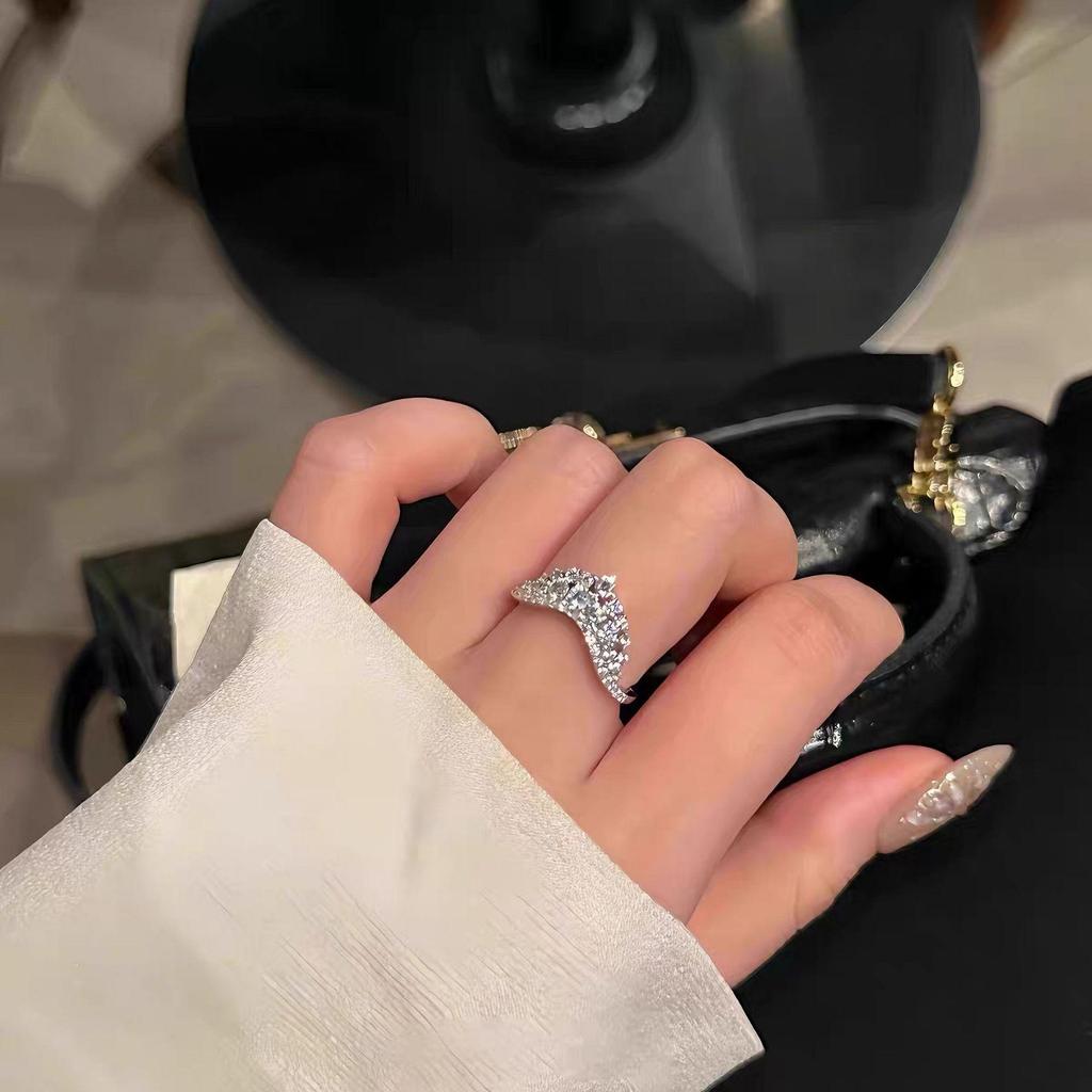 Anello Regolabile da Donna in Tormalina Arcobaleno - Stile Dolce & Piccante