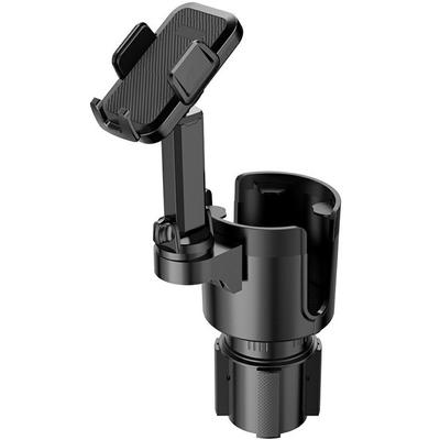 2-in-1 Auto Bekerhouder Expander 360 Graden Draaibare Telefoonhouder voor voor Drinkflessen