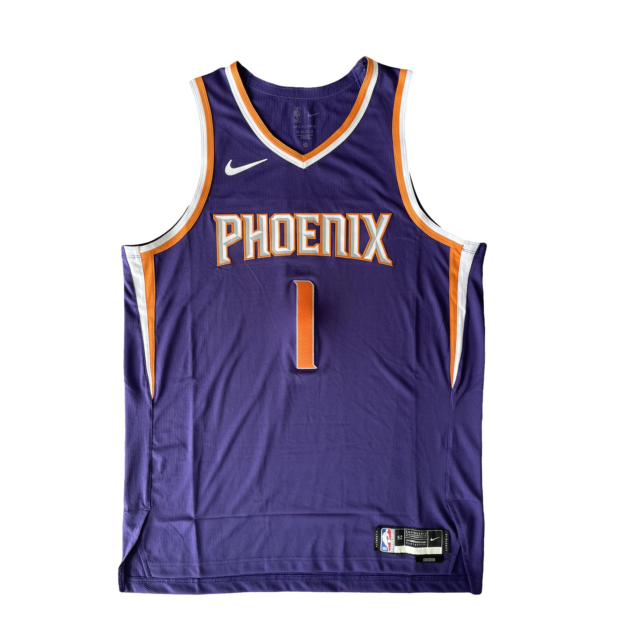Джерси Nike NBA Booker Away Player Edition Phoenix Suns 1 Цветной Блок V-образный Вырез Без Рукавов Баскетбольная Майка Унисекс FB1819-566 XL