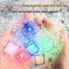 Magic Colorful Luminous Ice Cubes: Seven-Color Water-Activated Baby Bath Toy