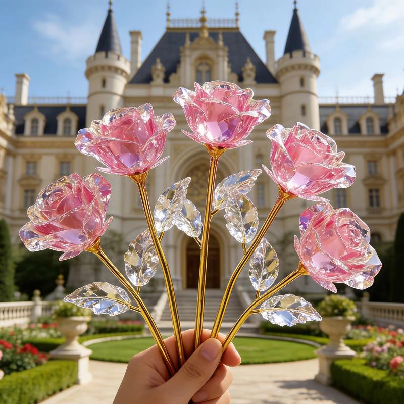 Pink Preserved Roses Artificial Roses Holiday Gifts Everyday Home Decorations