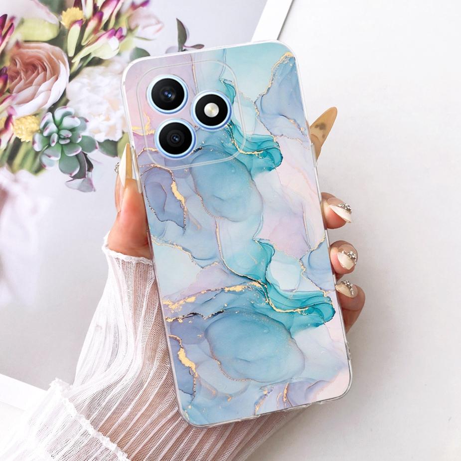 For Honor X8d 4G Case Beautiful Girl Peacock Painted Cover Soft Silicone Phone Case For Honor X8d X 8d HonorX8d 4G Fundas Bumper
