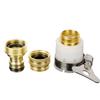Brass Hose Tap Connector 15-20mm Mixer Tap Adapter Garden Water Pipe Adaptor Fitting Kitchen Faucet Adapter 3 In 1 Multi-purpose
