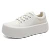White Thick-Soled Men'S Niche Inner Height-Increasing Board Shoes Men'S Tide Shoes White Shoes Casual Shoes Muffin Shoes