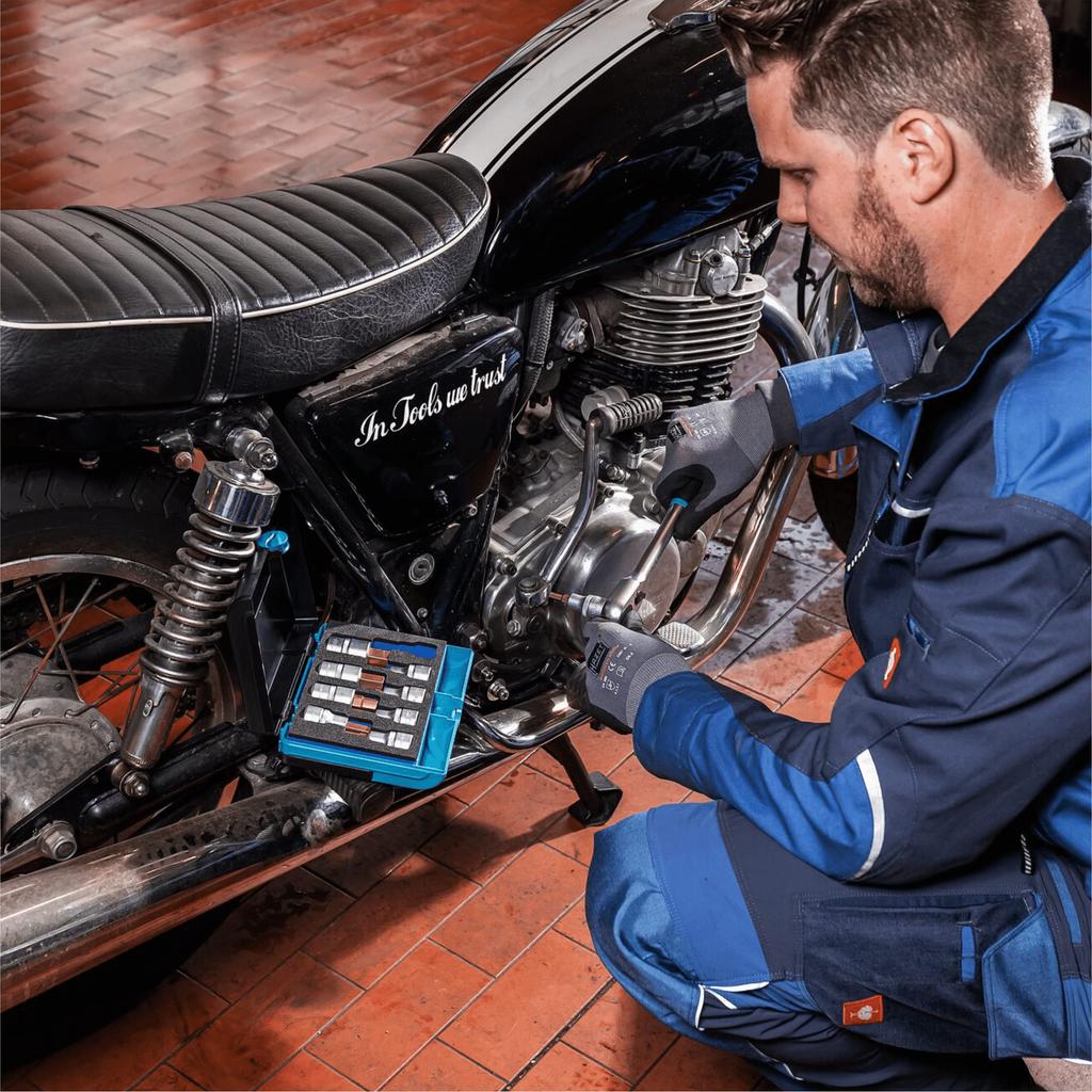 HAZET Professional Screwdriver Bit TiN Titanium Nitride Hex Hazet with Plastic Made in Precision Tools for Automotive and Industrial Officially