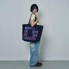 Slogan Logo Big Eco Bag Navy