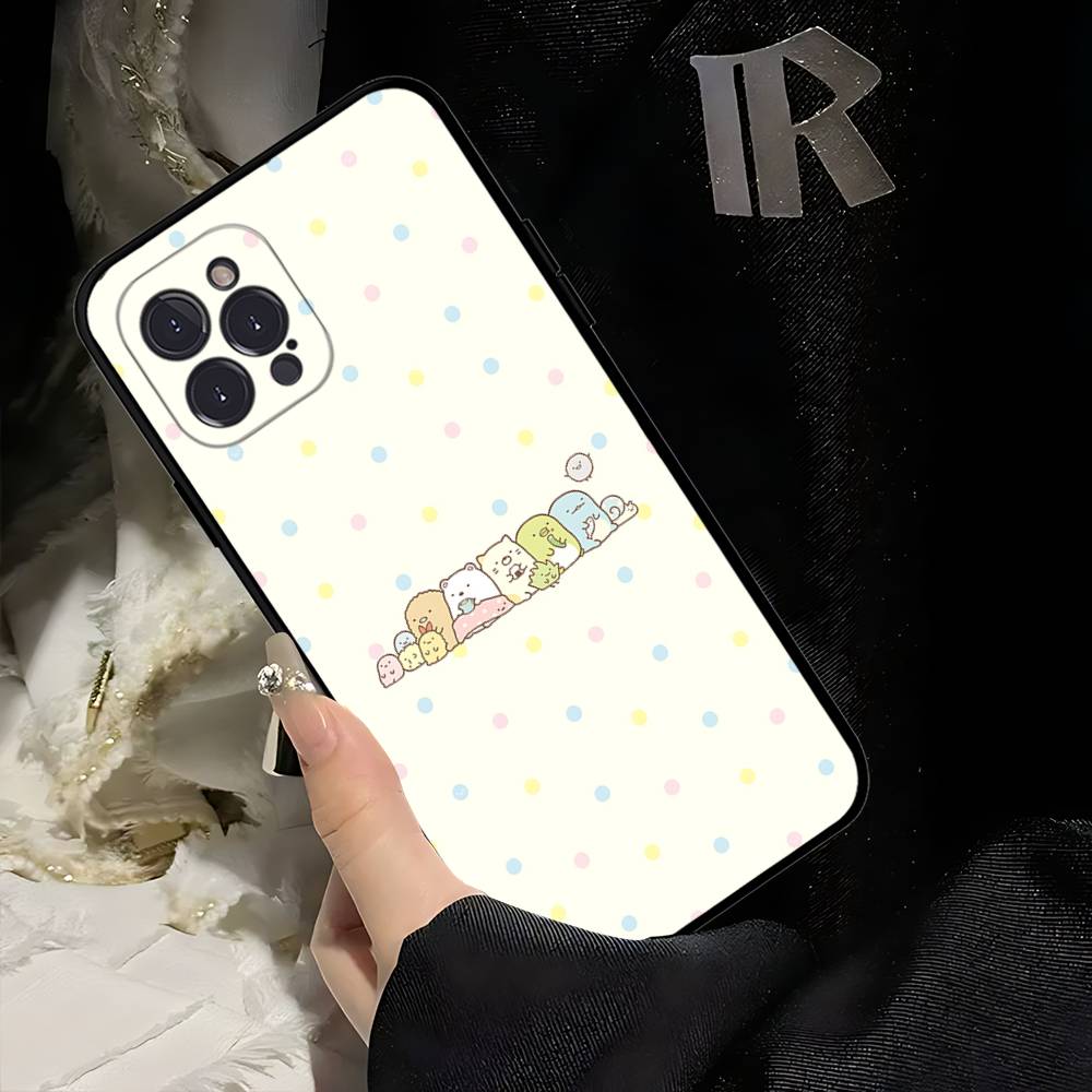 Cartoon S-sumikko Gurashi Phone Case For Iphone 17 16 15 16e 14 13 12 11 Pro Max Plus Case Cover Coque
