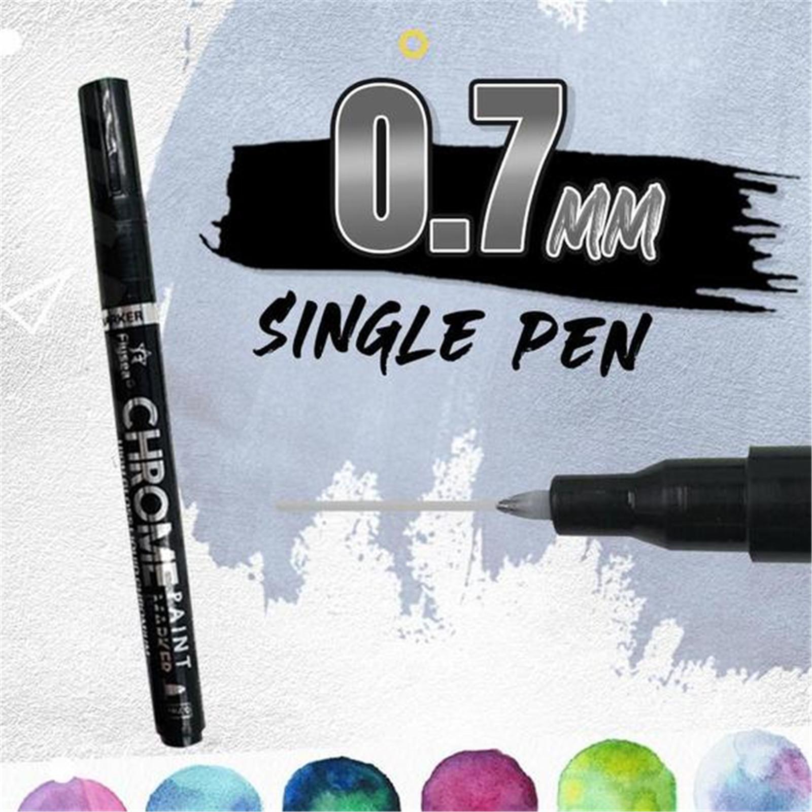 

Plating Soldering Pen Highlight Pen Mirror Appliances 1ml 11mm*132mm срібний