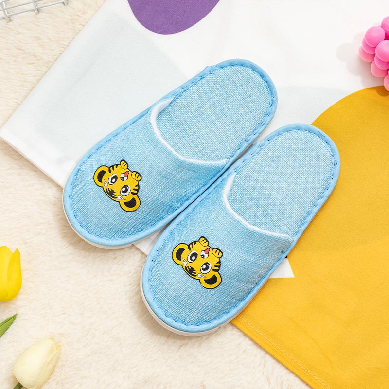 Children's Non-Slip Disposable Slippers for Hotel, Travel, and Home