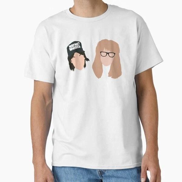 Wayne Garth Classic Tshirt Made In Usaaus Tshirt S2xl S