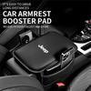 Leather Car Center Console Armrest Pad for Jeep Renegade Wrangler JK JL Grand Cherokee Armrest Cover with Side Storage Pocket