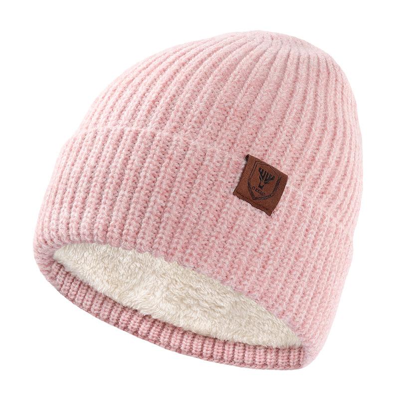 Aozhe Wool Hat for Women In Autumn and Winter Korean Style Fashion and Versatile Warm and Loose Knitted Hat Showing Small Face