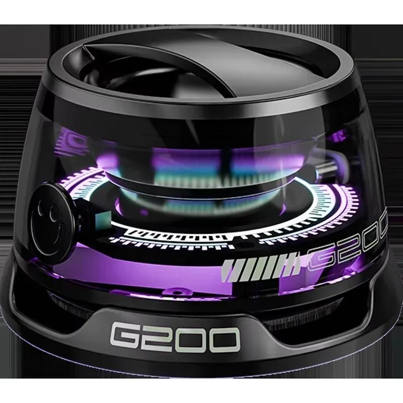 Portable Mini Bluetooth Speaker G200 RGB Lighting Magnetic Speaker BT5.3 Mini Sound Box 7 Hours Playback Phone Holder