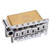 Guitar Bridge Chrome Zinc Alloy Tremolo Bridges with Saddle for ST Electric Guitars
