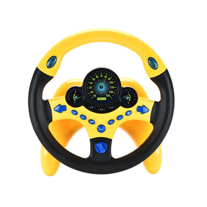 Kids' Large Passenger Seat Simulated Driving Toy with Base