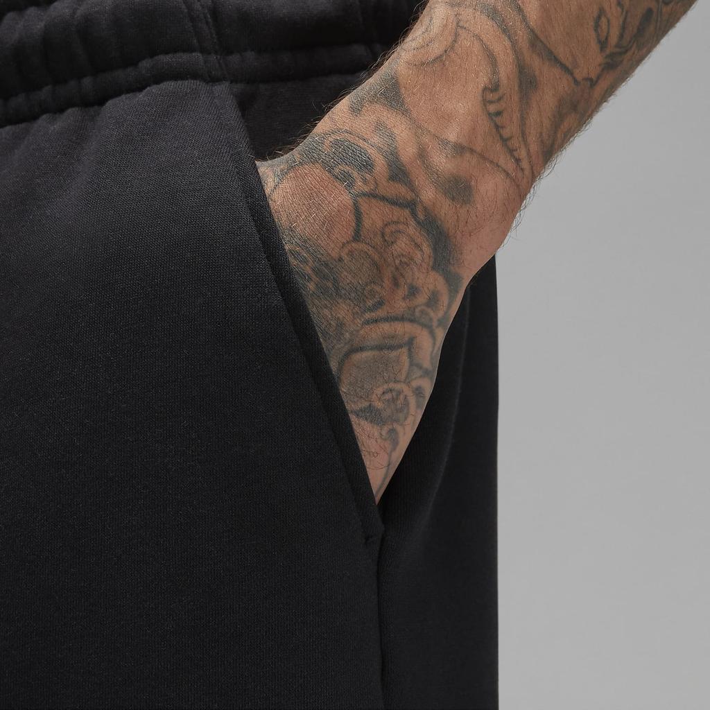 Jordan Essentials Fleece Standard Fit Shorts Black Men Streetwear FJ7782-010