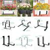 1 Pair Hanging Flower Planter Hooks Plant Pot Box Holders Adjustable Hanger for Basket Flower Balcony Yard Garden Wall Decor