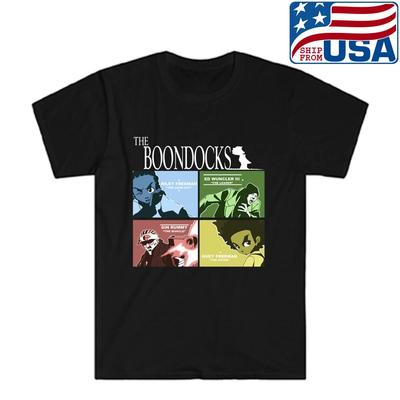 The Boondocks Men's Black Size S To 5XL