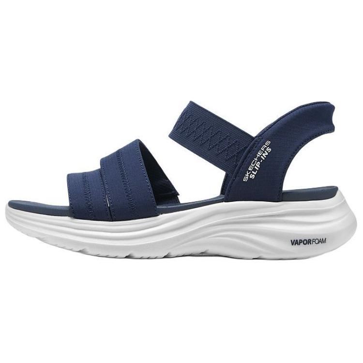 Skechers Slip-Ons Comfortable Soft Beach Sandals Women sandals Navy-Blue 120006-NVY 37