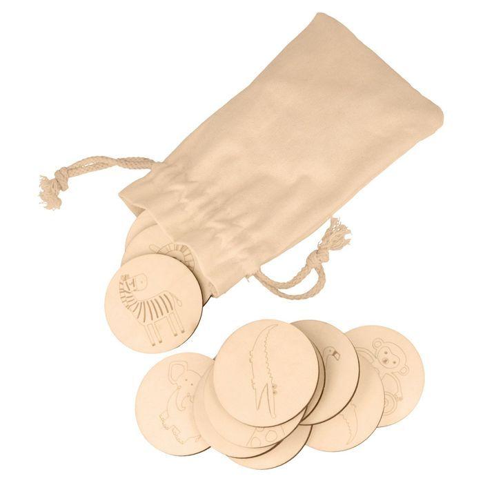 Jeu de mémory en bois safari