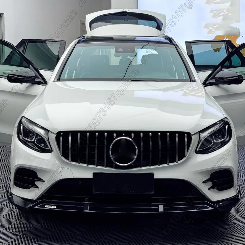 Front Grille Inlet Mesh Bumper Grill Tuning Accessories For Mercedes Benz X253 GLC Class 2015-2019 Replacement Part GT Style