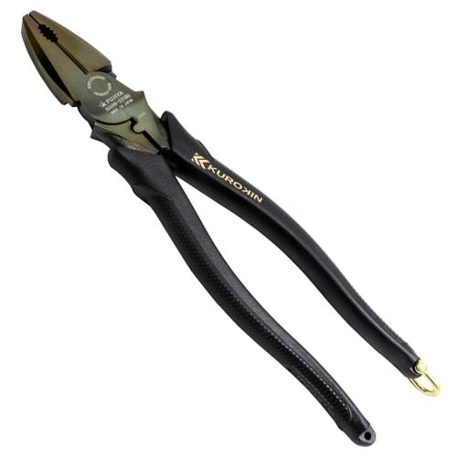 

Fujiya Eccentric Power Pliers (Black Gold with Shackle) 225mm, Eccentric Lever for Easy Cutting, 3000N-225BG