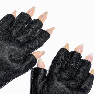 2Pcs Anti Uv Rays Protect Gloves Nail Gloves Led Lamp Nail Uv Protection Glove