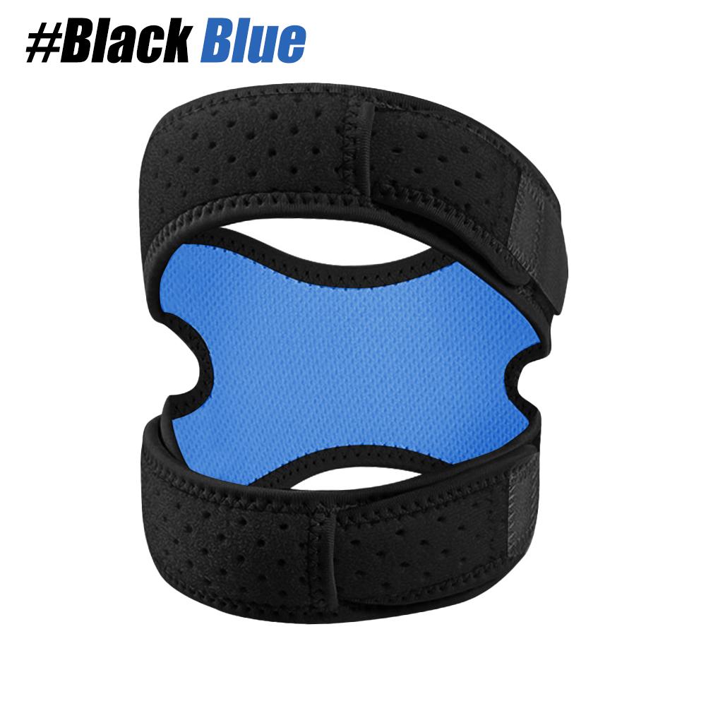 1 Stück Kniebandage Übergröße, Doppelte Patellasehnen-Stützbandage, Verstellbarer Neopren-Stabilisator für Meniskusriss, Arthritis